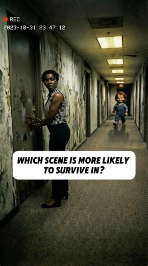 Which one seems most likely to escape?#horror #choices