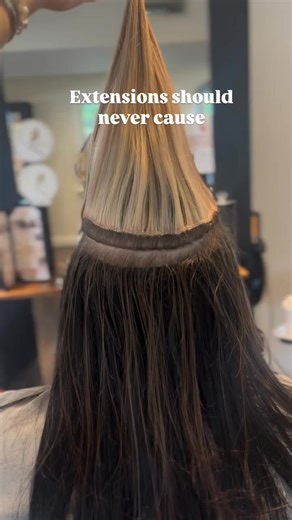 Extensions should add to the health of your hair, not take away.⁠ ⁠ Hair by: Julia | Teal Hair & Makeup Studio