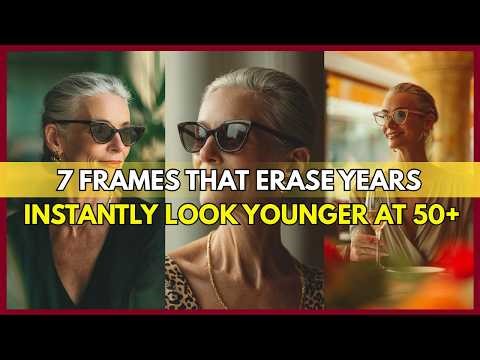 7 BEST GLASSES FRAMES That INSTANTLY Make You LOOK YOUNGER After 50