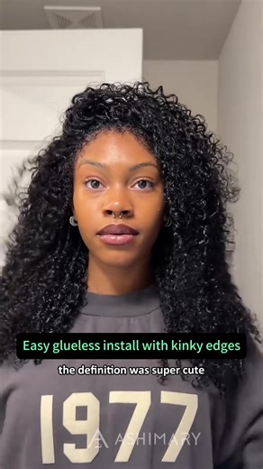 The full info is just one click away on my profile. 💖 @J’Aire Semaj The same wig in my B!0 🔗🔗Check Ashimary Kinky curly 4c edges invisi strap wig #ashimaryhair #gluelesswig #hairstyles #4chair #naturalhair