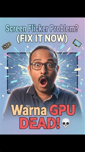 Screen Flickering & PC Freeze? ⚠️ Ye Monitor Issue Nahi Hai | Early Warning Sign You Must Not Ignore