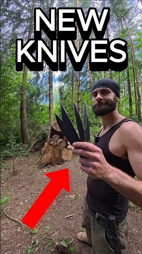 4 NEW Throwing Knives