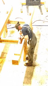 Timber Frame In Action! Utilizing old world craftsmanship to create mortise and tenon joinery timber frame structures. Visit our website to learn more about our timber frame kits www.frameworktimberframes.com * * * #timberframe #pavilion #trusses #woodworking #timberframes #deck #patio #handcrafted #backyardliving #outdoorliving #mortiseandtenon #dreamhome #timberhomeliving #timberhome #timberframelove #rusticliving #timber #frameworkplus #timberframehouse #timberframehomes #timberframed #woodwo