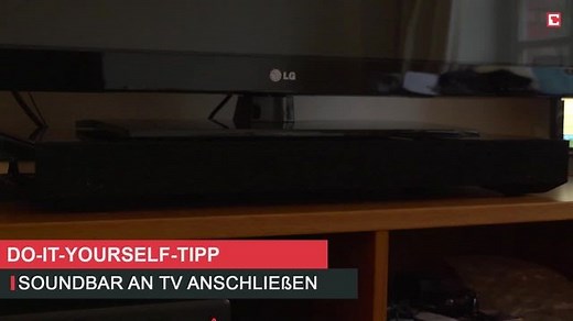 Soundbar an TV anschließen