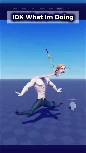 I broke Roblox physics and this happened #roblox #animation #fyp