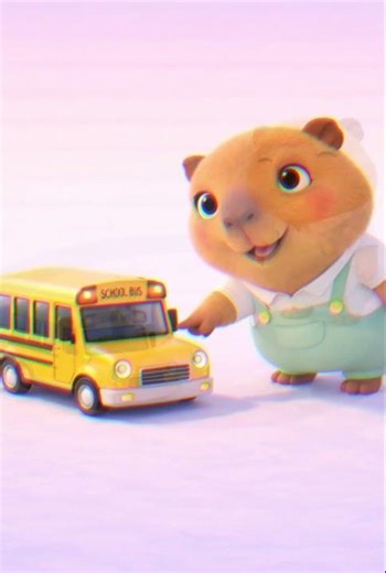 Yellow Bus Toy 🚌 | Learn Colors for Toddlers | Capy