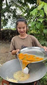 Easy & Delicious: Luffa Gourd with Scrambled Eggs! #cooking #cookingideas