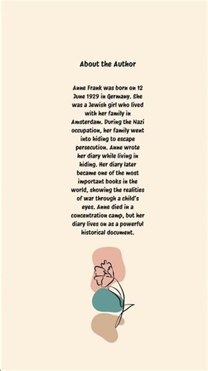 From the diary of Anne Frank | English Project File | Class 10 #youtube#youtubeshorts#class10#anne