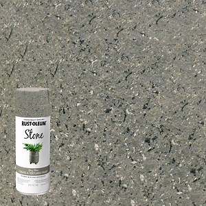 Gray, Rust-Oleum Stone Textured Spray Paint, 12 oz