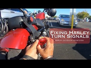 How to install and replace Turn Signals on Harley Davidson Iron 883