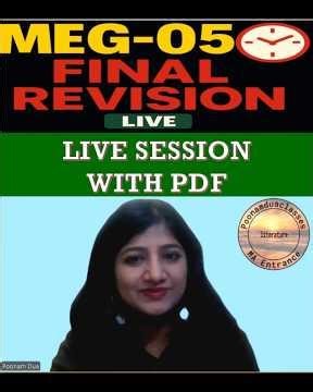 IGNOU MEG 05 Ultimate Live Revision | Literary Criticism Super Easy! https://t.me/Poonamduaclasses