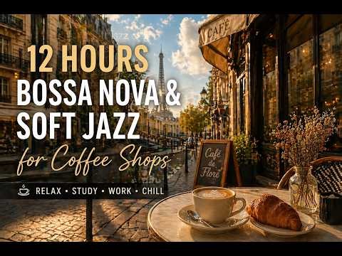 Bossa Nova, soft jazz Female Vocal | Coffee Shop Ambiance Barista & Bakery Visual