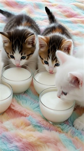 🌿✨ Welcome to Little Animals #cat #animalart #cute #aiart