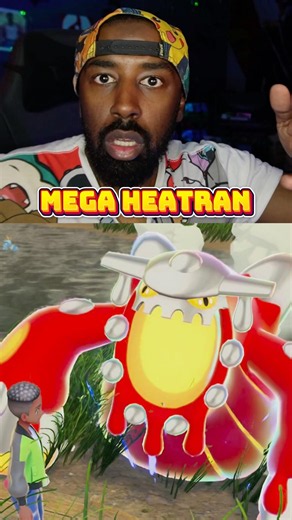 Legendary Pokémon Mega Heatran Evolution