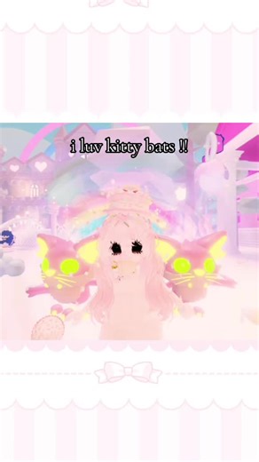kitty bats in adopt me are literally the cutest thing ever and so under ratedddd looking for someeeee #adoptme #roblox #foryou #kittybat #trading