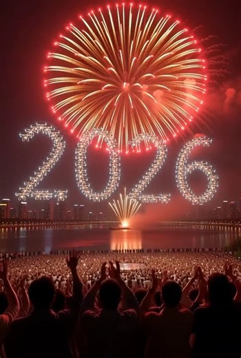 2026 Drone Show with World's Biggest Firework 🎆🤖 #AIDreamLab #DroneShow #Fireworks #drone #2026