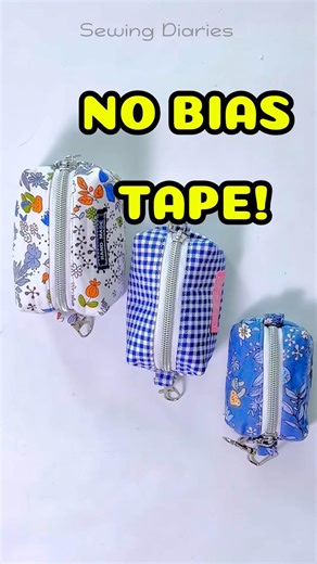 NO BIAS TAPE! How to Sew a Perfect Mini Box Pouch #sewing #sewingideas #diy #easysewing #minipouch