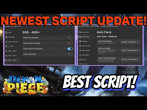 Demon Piece Script Update | Auto Max Level, Get All Items, Infinite Quests & More! | PASTEBIN