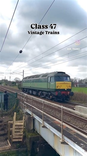 Class 47 ~Vintage Trains #trains #vintage #railway #trainspotting #railwaycontent #train #oldtrains