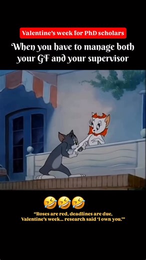 Prabhat on Instagram: "📍IIT Bombay ft : Valentine’s week, but my longest relationship is with my thesis.. Valentine’s Week plans? ❤️ Date night 🔬 Lab night . . . . #iitbombay #phdlife #research #valentines #lovestory [ PhD scholar life, Valentine week meme, research student life, PhD humor, academic memes, lab life, single in PhD, thesis life, research struggle, graduate student life, Valentine week sarcasm, science meme, IIT student life, Indian PhD life, research lab, student humor, STEM lif