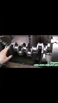 Crankshaft grinding — precision is key!
