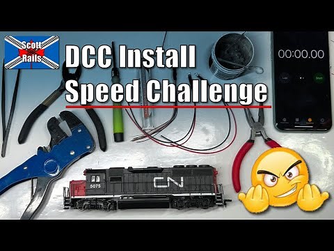 How Fast Can You Install A DCC Decoder? - Install Speed Challenge!