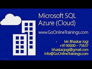 00 SQL Azure - Introduction and Create First Azure Database