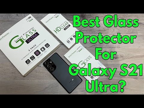 amFilm Galaxy S21 Ultra Tempered Glass & Film Screen Protectors
