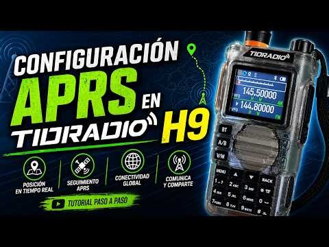 Configuración de APRS en TIDRADIO H9
