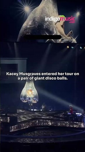 Kacey Musgraves' Wild Disco Ball Entrance Goes Viral #shorts