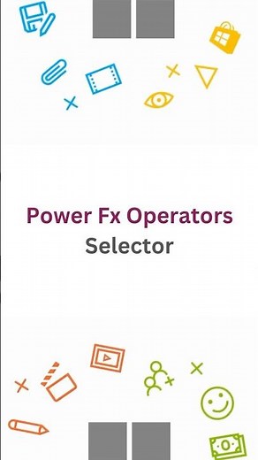 Learn about the Power Fx Selector operator #microsoft #powerfx #coding