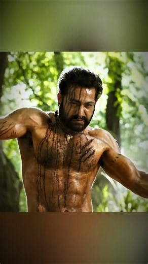 RRR Movie Tiger Fight Scene 🐯🔥 | Jr NTR#RRR #JrNTR #TigerFight #RRRMovie#ViralShorts #MovieShorts