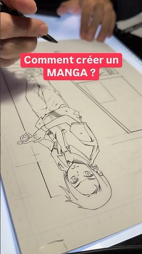 🤔Comment CRÉER un MANGA #manga #dessin #mangaka