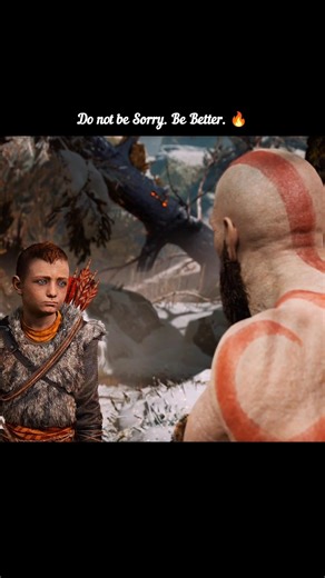 Do not be Sorry. Be Better. 🔥 | God Of War #shorts #kratos #godofwar
