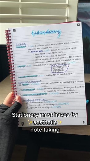 Stationery must-haves for aesthetic note-taking, all available from @Ryman! 1. A good quality notebook. 2. Dual-ended brush pens (for fancy headings). 3. Different coloured gel pens. 4. Good quality black pens. These are my four must-have stationery essentials to help me get aesthetic notes! #Ryman #RelyOnRyman #RymanStationery #ReviseWithRyman #lawstudent #study #notes #notetaking #studentnotes #student #uni #university #backtouni #AD