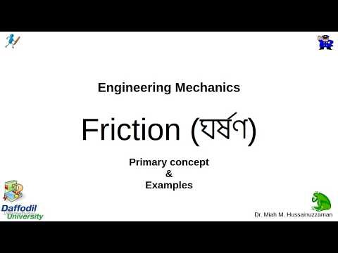 Engineering Mechanics: Friction - basic idea