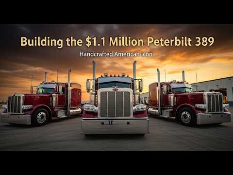 inside the $1.1 Million Peterbilt 389 Factory – How America's Most Iconic Truck Is Handcrafted