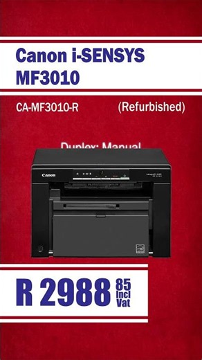 Canon i-SENSYS MF3010 #canon #printer #techdeals #refurbished #specials #dailydeals #partserve