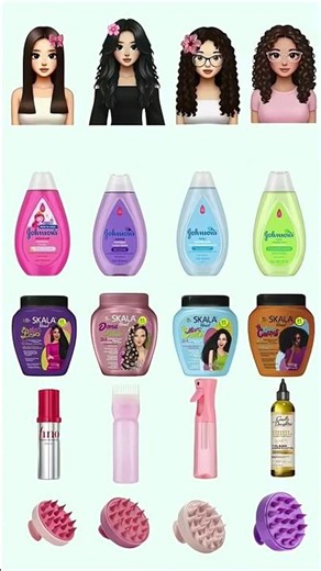 Haircare Routine for Different Hair Types🍃#haircare #hair #shorts #amazon