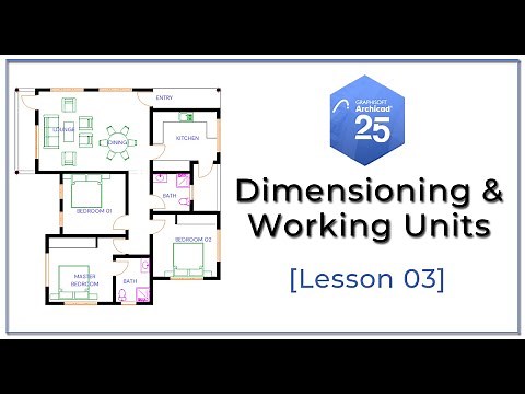 ArchiCAD 25 Basics - Storey Settings, Working and Dimensioning Units [Lesson 03]