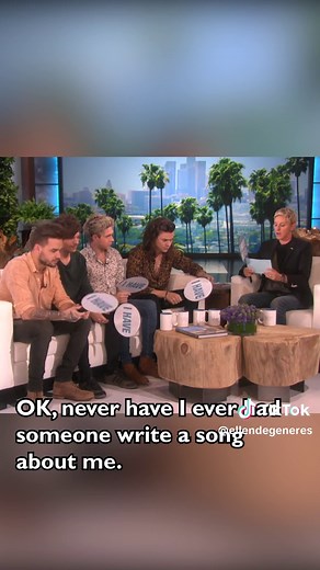 One Direction plays Never Have I Ever #theellenshow #onedirection #harrystyles #neverhaveiever