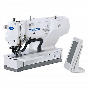 [Hot Item] Worlden Wd-1790s High Speed Controlled Straight Computer Button Holing Buttonhole Sewing Machine