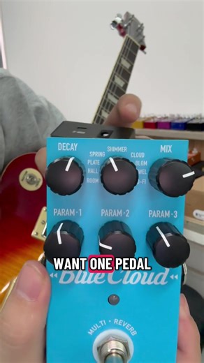 Explore the Bluecloud Multi-Reverb Effects Pedal