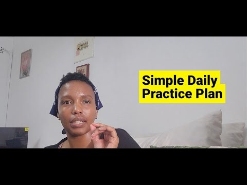 Vlog 3 Daily Practice Plan