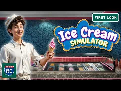 Ice Cream Simulator Demo Early First Look - We Sell Someone Else's Ice Cream At Our Own New Shop!