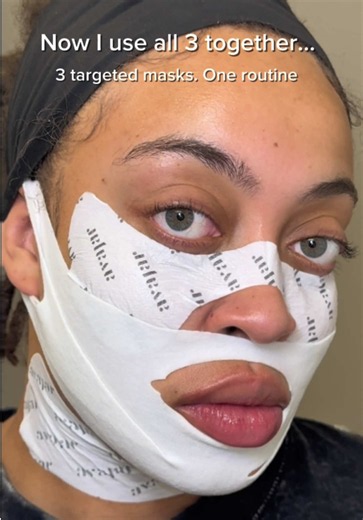 The ultimate face neck masking routine ✨ Jawline, neck lines and tired-looking under-eyes all covered 🤩 (Available on Amazon and TikTok Shop)#AVAJAR #liftingmask #wrinkles #darkcircles #koreanskincare @avajar US