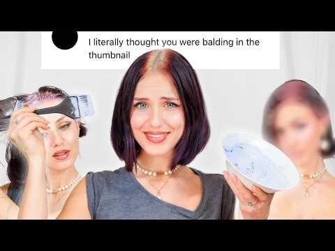 I bleached my roots; regretted it, now I'm dyeing them Pink