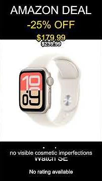 Apple Watch SE 3rd Gen GPS 40mm Starlight Aluminum Case with Sport Band Renewed Review