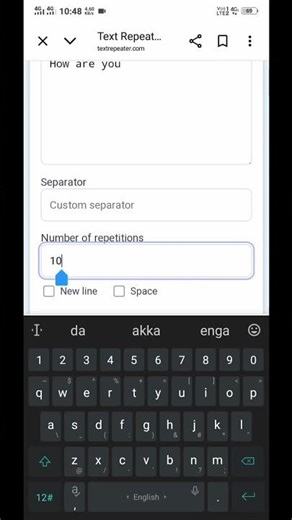 text repeater for whatsapp in tamil | how to use text repeater website in tamil | #whatsapp #tricks