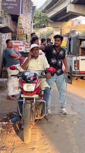 😂 Public Shocked After Seeing This Funny Bike Stunt Prank #comedy #prank #bike #shorts